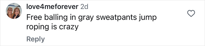 Comment on social media post mentioning fans spotting a notable detail in Sam Asghari's workout video related to Britney Spears.