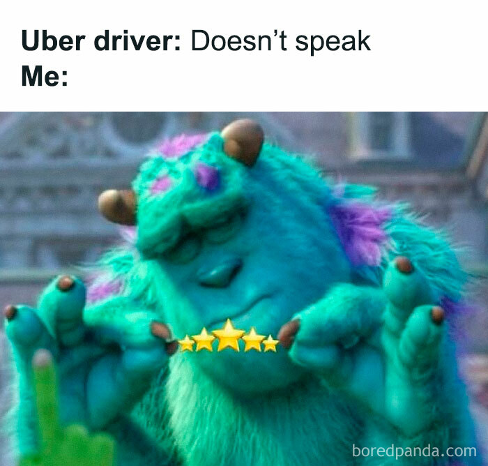 Animated character Sully from Monsters Inc with eyes closed and fingers pinching air, representing hilarious memes from Facebook page.