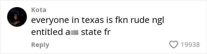 Social media comment expressing frustration and calling out rude behavior, related to TSA bag mix-up incident.