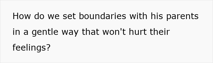 Text asking how to set boundaries with his parents gently to avoid hurting their feelings, relating to helicopter mom and grandkids.