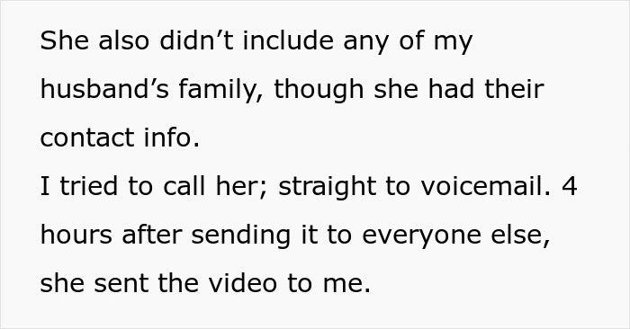 Text excerpt about a mom stealing her daughter&rsquo;s pregnancy announcement to avoid a gender reveal party.