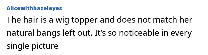 Nicole Kidman at Cannes red carpet revealing a wig topper that does not match her natural hair.