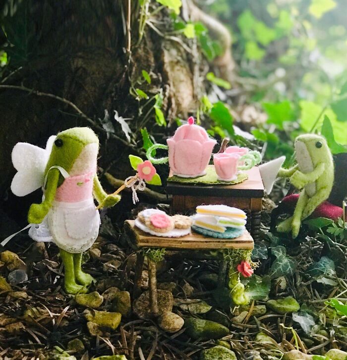 I Designed A Frog Doll Sewing Pattern From Felt Fabric And Made Him Lots Of Cute Outfits To Wear!