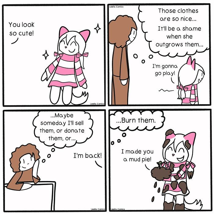 Funny and relatable comics by an artist capturing the sweet chaos of everyday life in simple, charming illustrations.