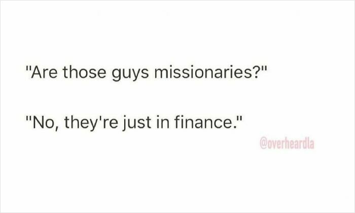 Funny conversation overheard in the streets of LA about finance and mistaken identities among people talking.