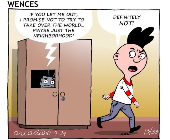 The Adventures Of Wences And His Friends: My 27 One-Panel Comics