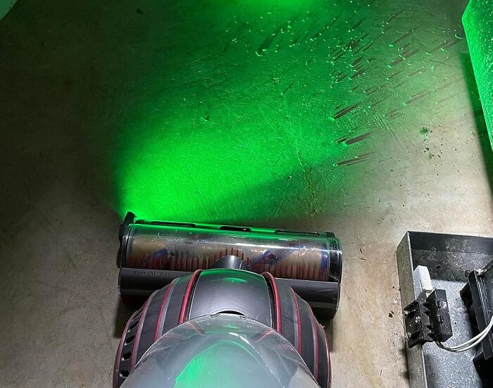 Close-up of a vacuum head cleaning a floor, highlighting discovery of hidden gems in Amazon products.
