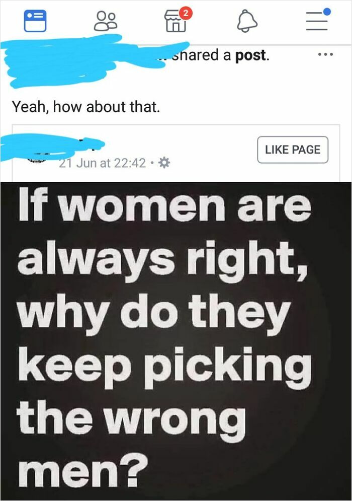 Sexist meme questioning why women always pick the wrong men, highlighting themes of sexism in relationships.