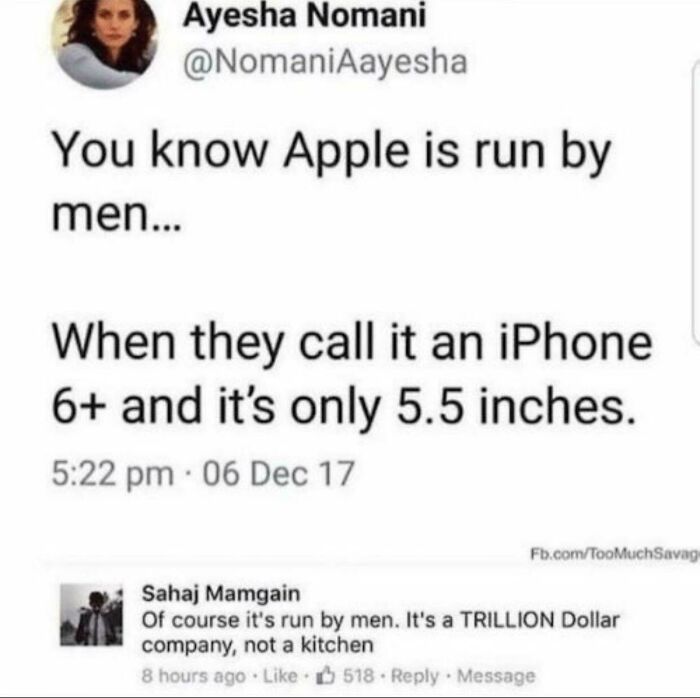 Screenshot of a woman being called out online, highlighting women being called jerks in social media interactions.