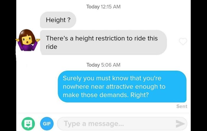 Screenshot of a woman being called out online for rude behavior in a messaging app conversation.