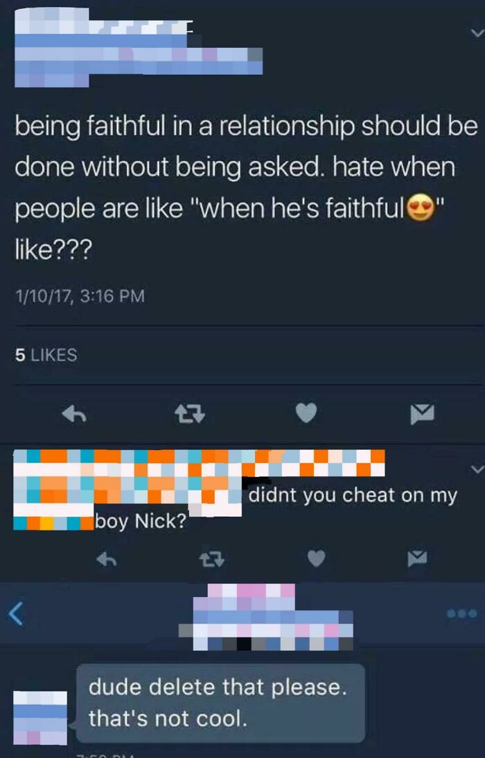 Screenshot of an online argument highlighting women being called out for jerk behavior in a relationship discussion.