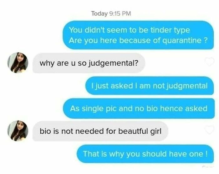 Chat conversation screenshot showing women being called out for being jerks online in a dating app interaction.