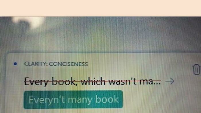 Screen showing a technology disaster with unclear text and errors, highlighting technology failures even by experts.