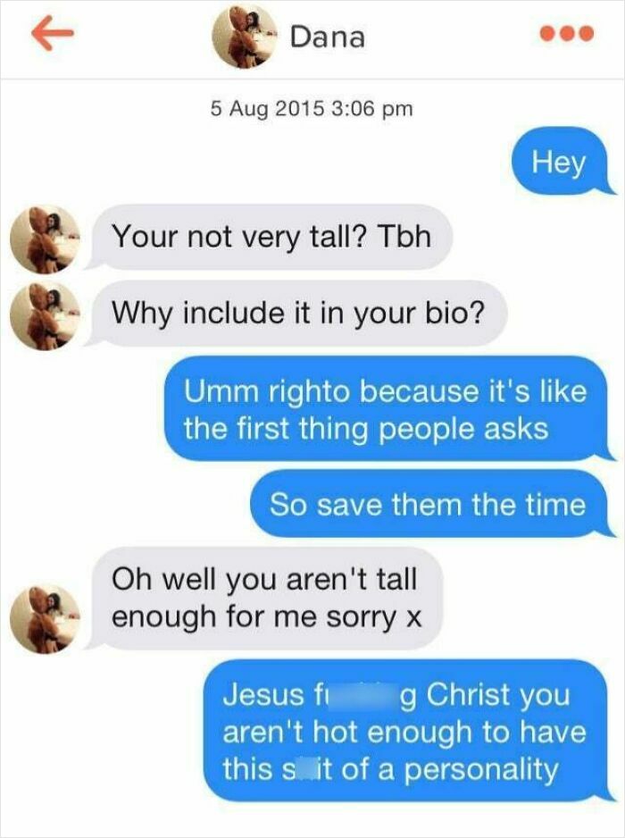 Text message exchange showing entitled behavior in a conversation, highlighting extreme entitlement and rudeness online.