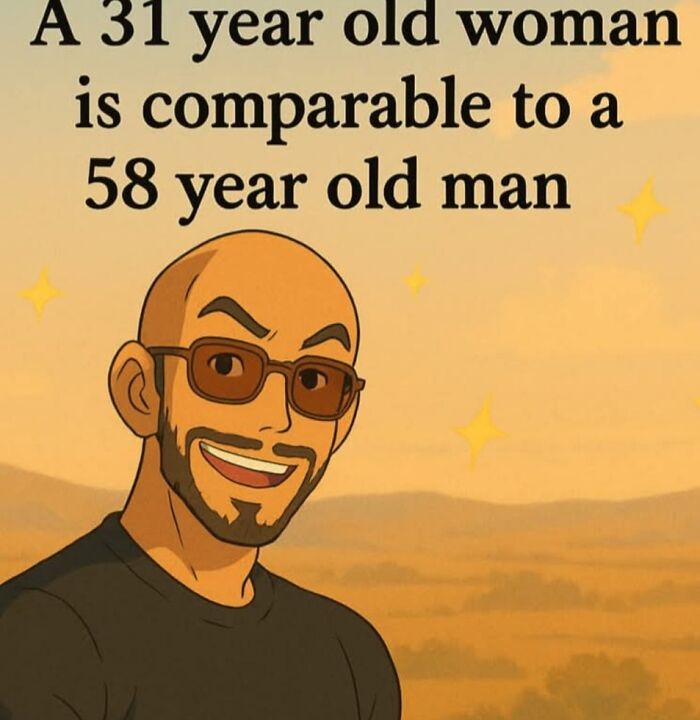 Cartoon man with glasses smiling under text sharing outrageous hot takes people were stupid enough to share publicly.