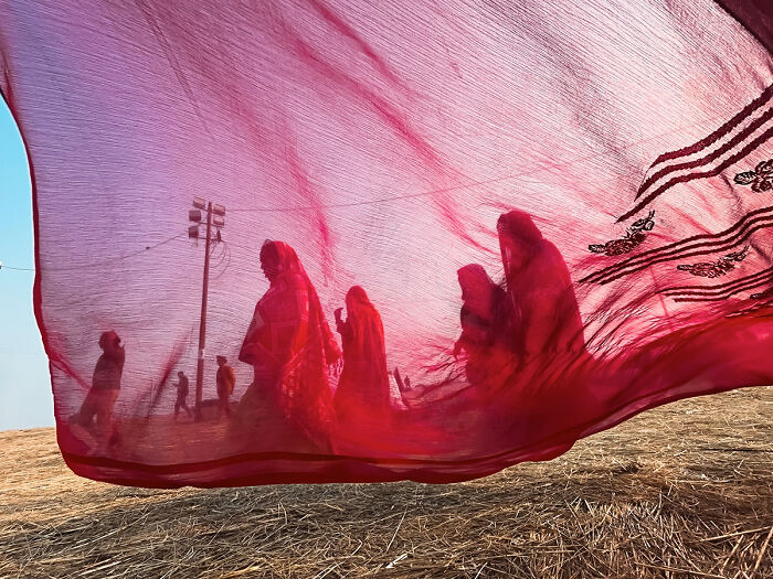 Shadows Behind Saree By Divyanshu Verma