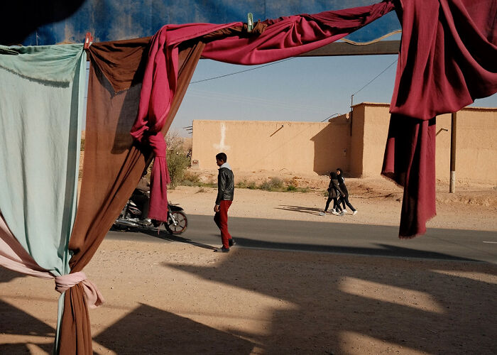 Curtains & Clay From The Series "Colors Of Morocco" By Gudula Röttger