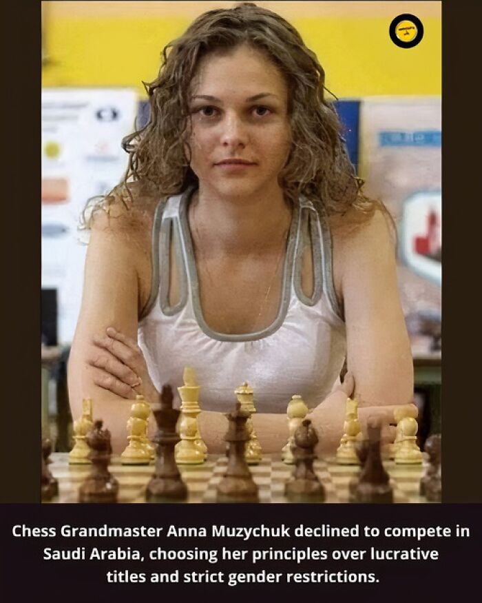 Female chess grandmaster playing a game, illustrating unusual and wonderful facts in history and achievements.