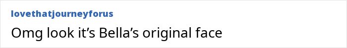 Screenshot of social media post discussing Bella Hadid's original face, related to Gigi and Bella Hadid's secret sister revelation. Screenshot of social media post discussing Bella Hadid's original face, related to Gigi and Bella Hadid's secret sister revelation.