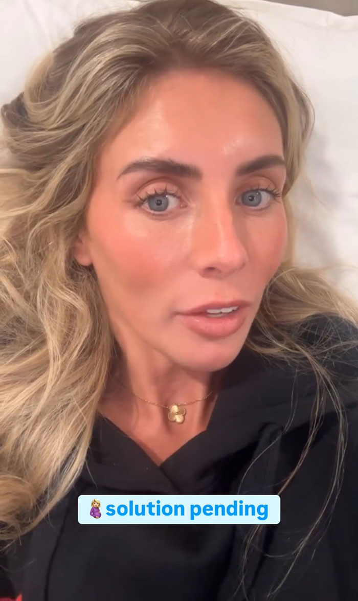 Bonnie Blue with blonde hair and blue eyes speaking in a close-up video update about adult star arrest news.