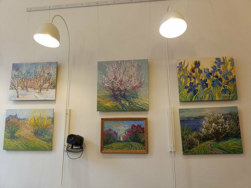 My Friends Helped Me To Create An Exhibition Of Paintings In The Frontline Zone Of Ukraine (11 Pics) My Friends Helped Me To Create An Exhibition Of Paintings In The Frontline Zone Of Ukraine (11 Pics)