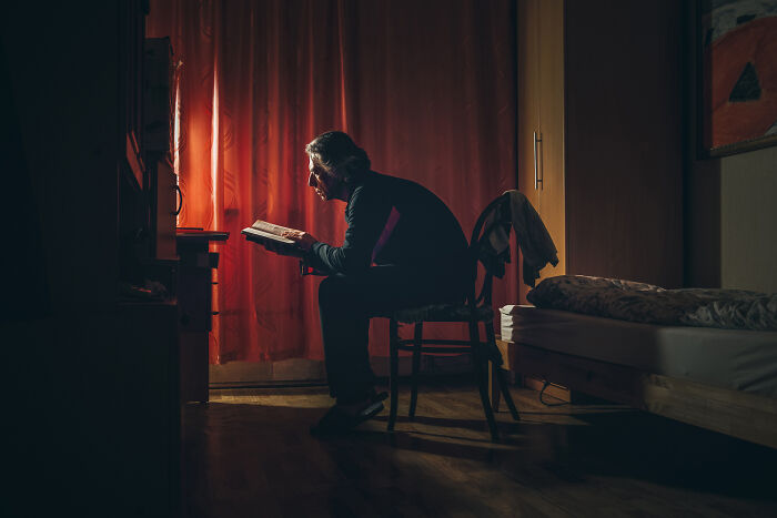 "Reading A Book." By Refat Mamutov