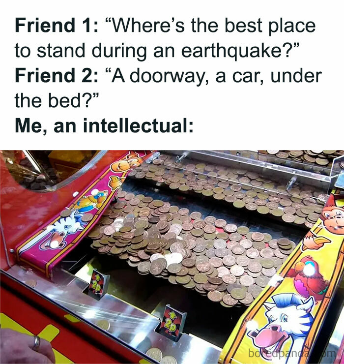 Arcade coin pusher machine filled with coins and classic cartoon characters, evoking nostalgic ’90s memories and fun.