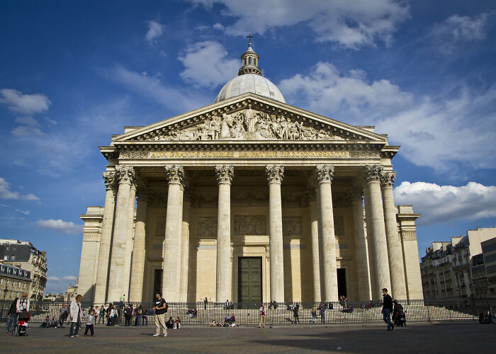 The Pantheon in Paris, a historic monument linked to Marie Curie and her groundbreaking scientific legacy.
