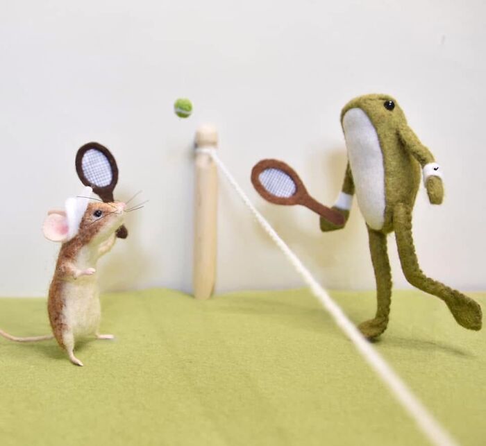 I Designed A Frog Doll Sewing Pattern From Felt Fabric And Made Him Lots Of Cute Outfits To Wear!