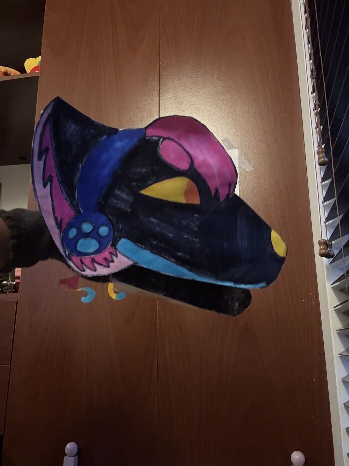 Protogen Puppet Called Willow (Used To Be My Main)