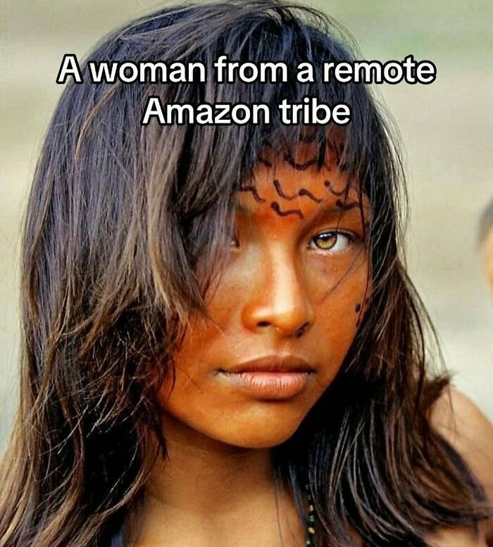 Close-up portrait of a woman with tribal face paint, highlighting the inside of Big Ben concept with intriguing cultural contrast.