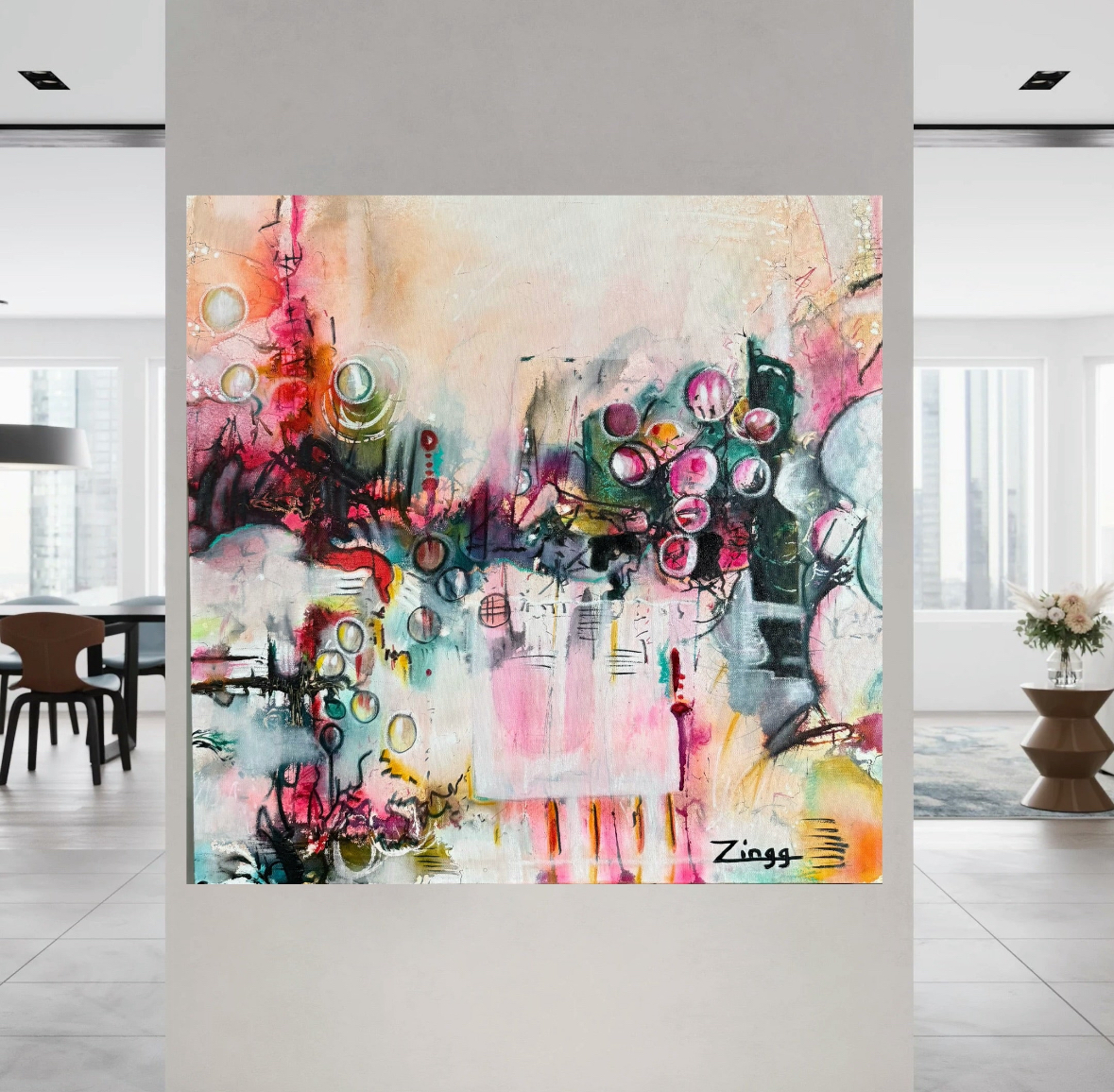 “Glowing Pattern In The Window” Oil Painting By Theresa Zingg. Find At Www.theresazingg.com