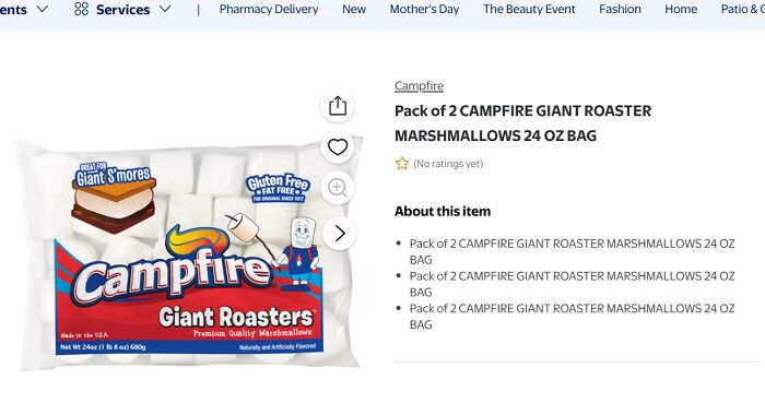 "Great For Giant S'mores"