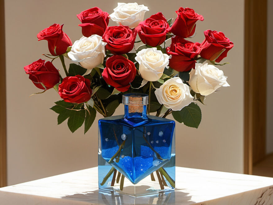 How I Created An Everlasting "Stars & Roses" Tribute For Flag Day