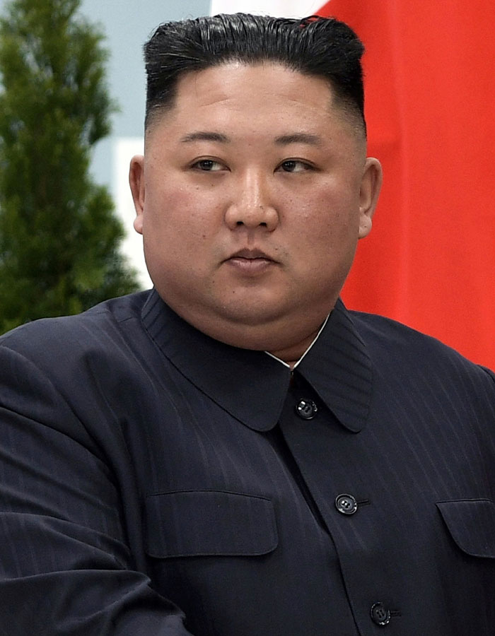 North Korean leader Kim Jong-Un looking serious during an event amid 5,000-ton warship capsizing incident. North Korean leader Kim Jong-Un looking serious during an event amid 5,000-ton warship capsizing incident.