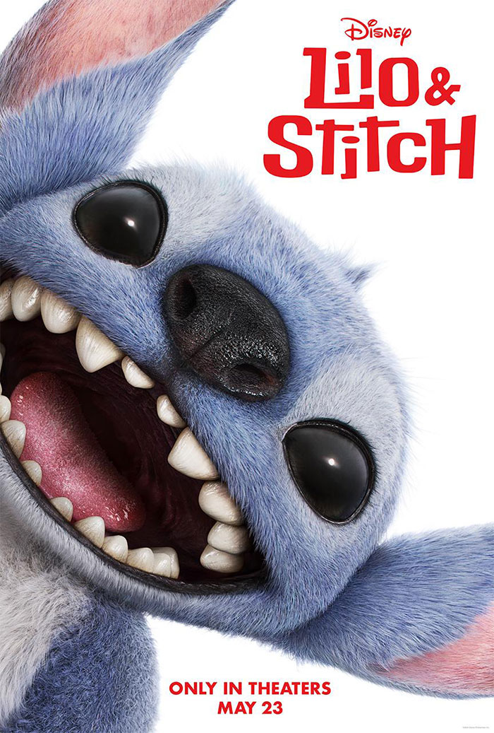 Close-up of Stitch from Lilo & Stitch live-action, highlighting Disney fans' reaction and change to character's look.