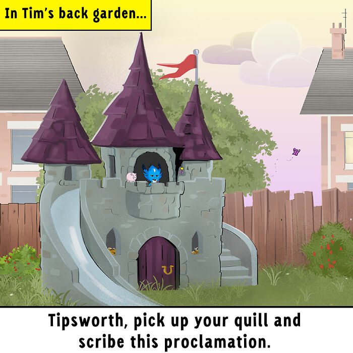 In My Latest Comic Episode, Pet Dragon Named Bash Looks For A Wealthy Owner (Part 6) In My Latest Comic Episode, Pet Dragon Named Bash Looks For A Wealthy Owner (Part 6)