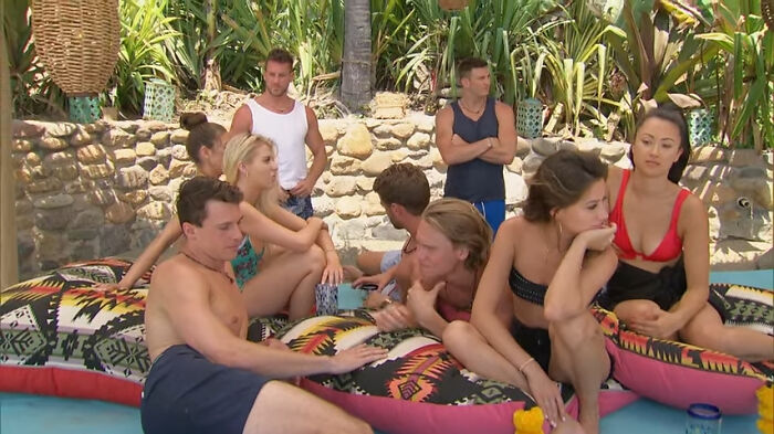 Cast and crew relaxing on set, showcasing behind-the-scenes moments from movies and TV productions with frightening facts.