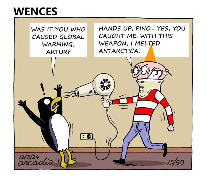 The Adventures Of Wences And His Friends: My 27 One-Panel Comics