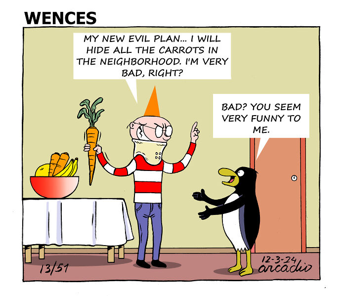 The Adventures Of Wences And His Friends: My 27 One-Panel Comics