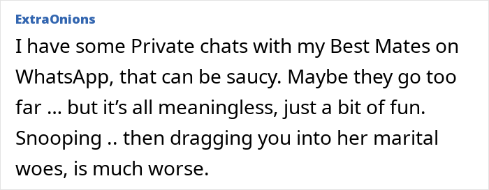 "Unsure What To Do": Woman Discovers Partner's Group Chat Messages And Is Absolutely Horrified