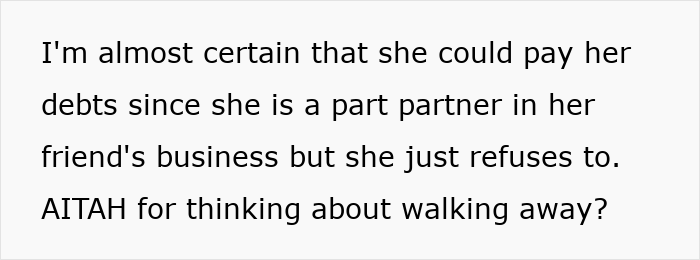 Text message discussing doubts about a bride-to-be&rsquo;s secret credit card debt and a prenup disagreement.