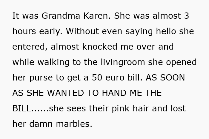 Police Called Over Pink Hair At Playtime, Babysitter Left Shaken As Parents Confront Family Fallout