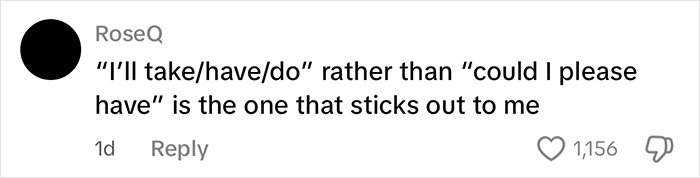 Screenshot of a social media comment discussing American woman staying in UK and British reactions to US habits.