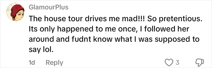 Comment about American woman staying in UK, describing frustration with differences in British and US habits seen as rude.