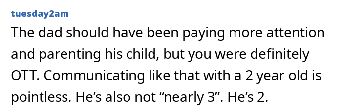 Commenter discussing parenting and discipline, emphasizing paying attention to a toddler and appropriate communication methods. Commenter discussing parenting and discipline, emphasizing paying attention to a toddler and appropriate communication methods.