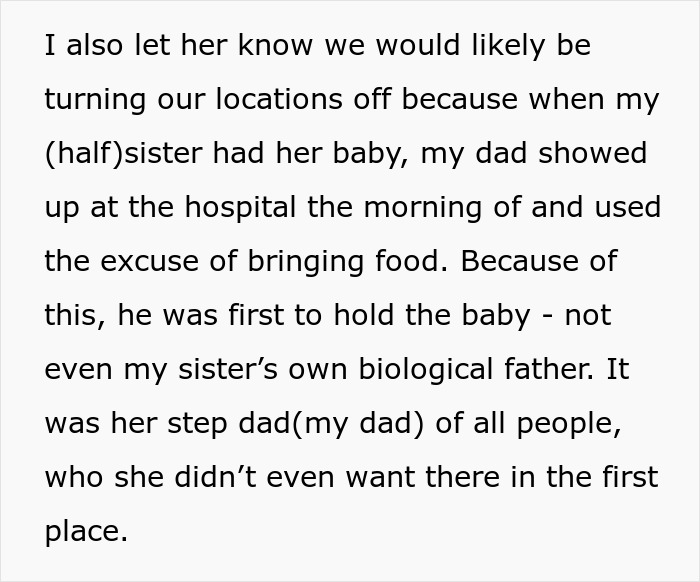 Dad insists on front-row seat to daughter's delivery, causing tension after she firmly denies his request.