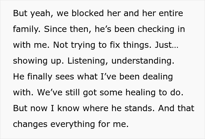 Text conversation about healing and understanding after my husband&rsquo;s childhood best friend humiliated me and the impact on their relationship.