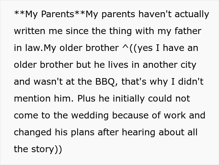 Text excerpt about family dynamics regarding a couple booking a wedding venue and a pregnant sister's unexpected demand.