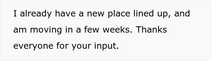 Middle-aged woman with shopping habit reading a message about moving out after stealing roommate&rsquo;s food frustrations.